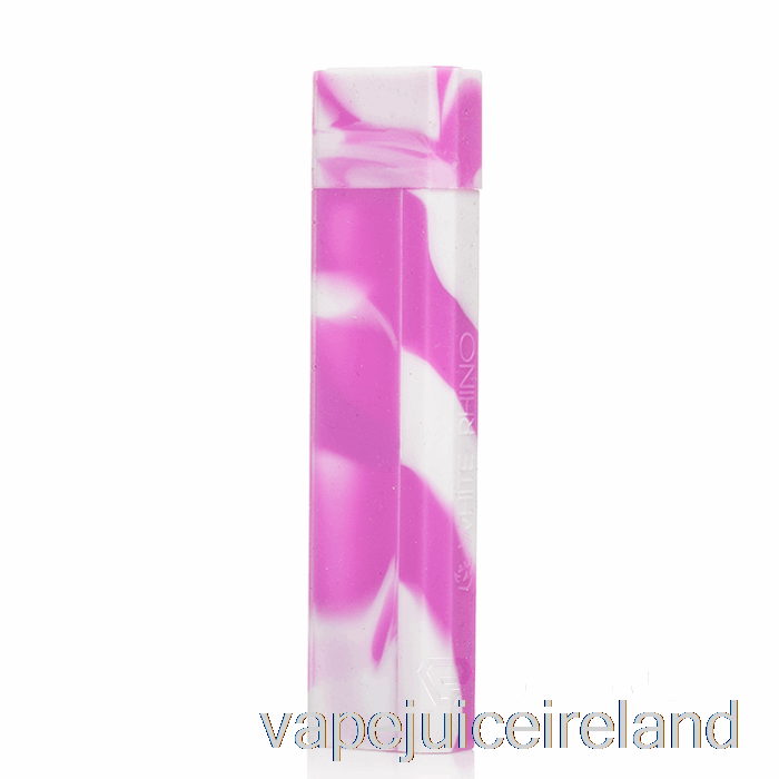 Vape Juice White Rhino Silicone Dab Out [Quartz] Purple White (UV Glow)